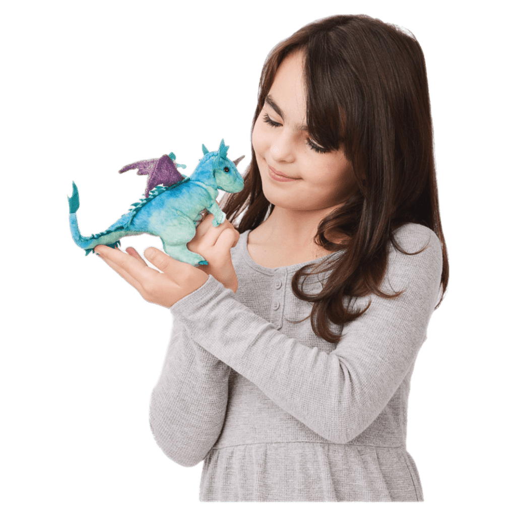 Folkmanis 3 Plus Finger Puppet - Mini Dragon