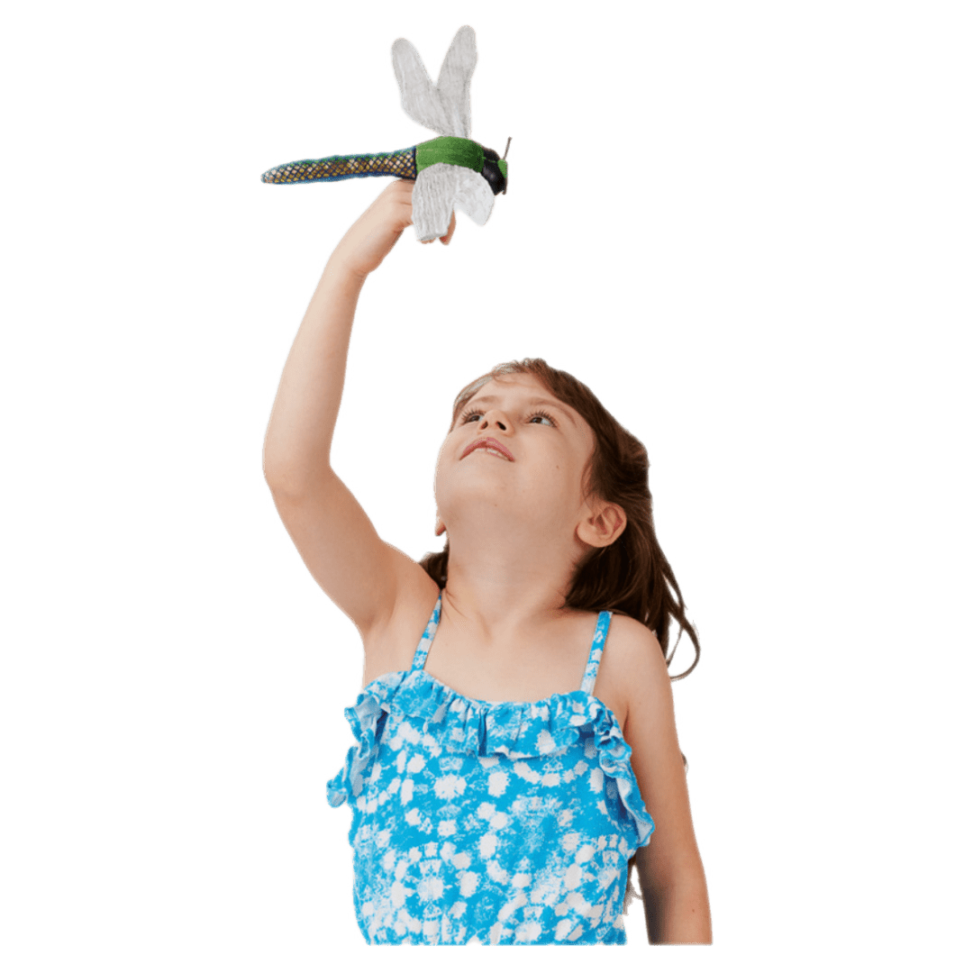 Folkmanis 3 Plus Finger Puppet - Mini Dragonfly