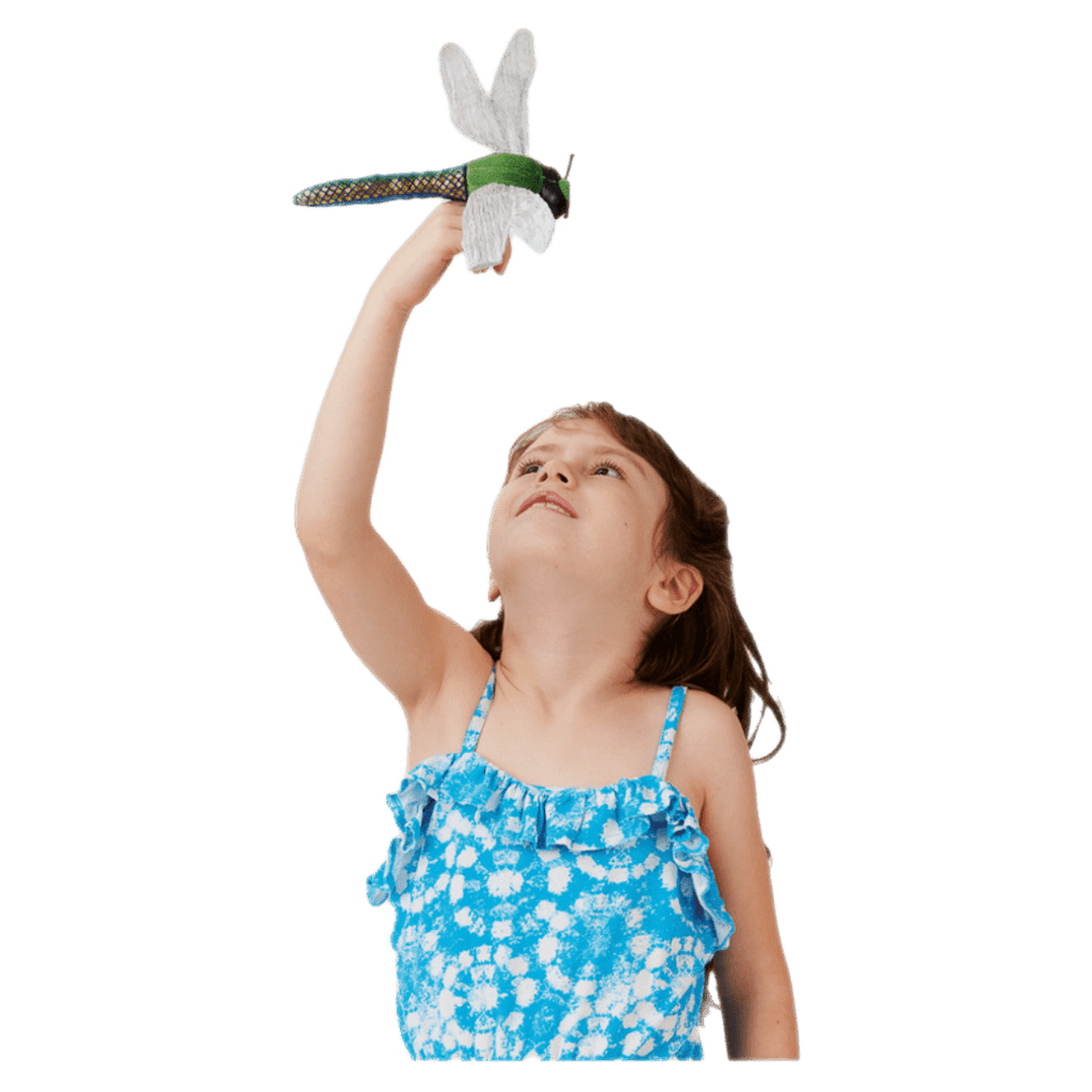 Folkmanis 3 Plus Finger Puppet - Mini Dragonfly