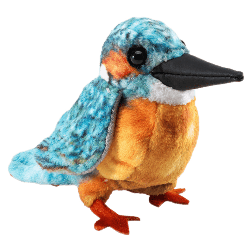 Folkmanis 3 Plus Finger Puppet - Mini Kingfisher