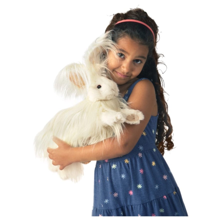 Folkmanis 3 Plus Hand Puppet - Angora Rabbit