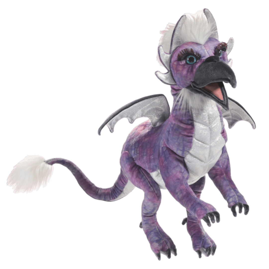 Folkmanis 3 Plus Hand Puppet - Beaked Dragon