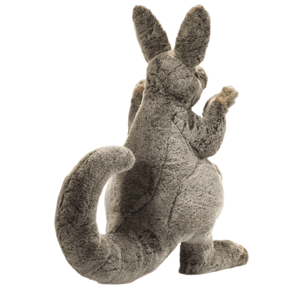 Folkmanis 3 Plus Hand Puppet - Kangaroo with Joey