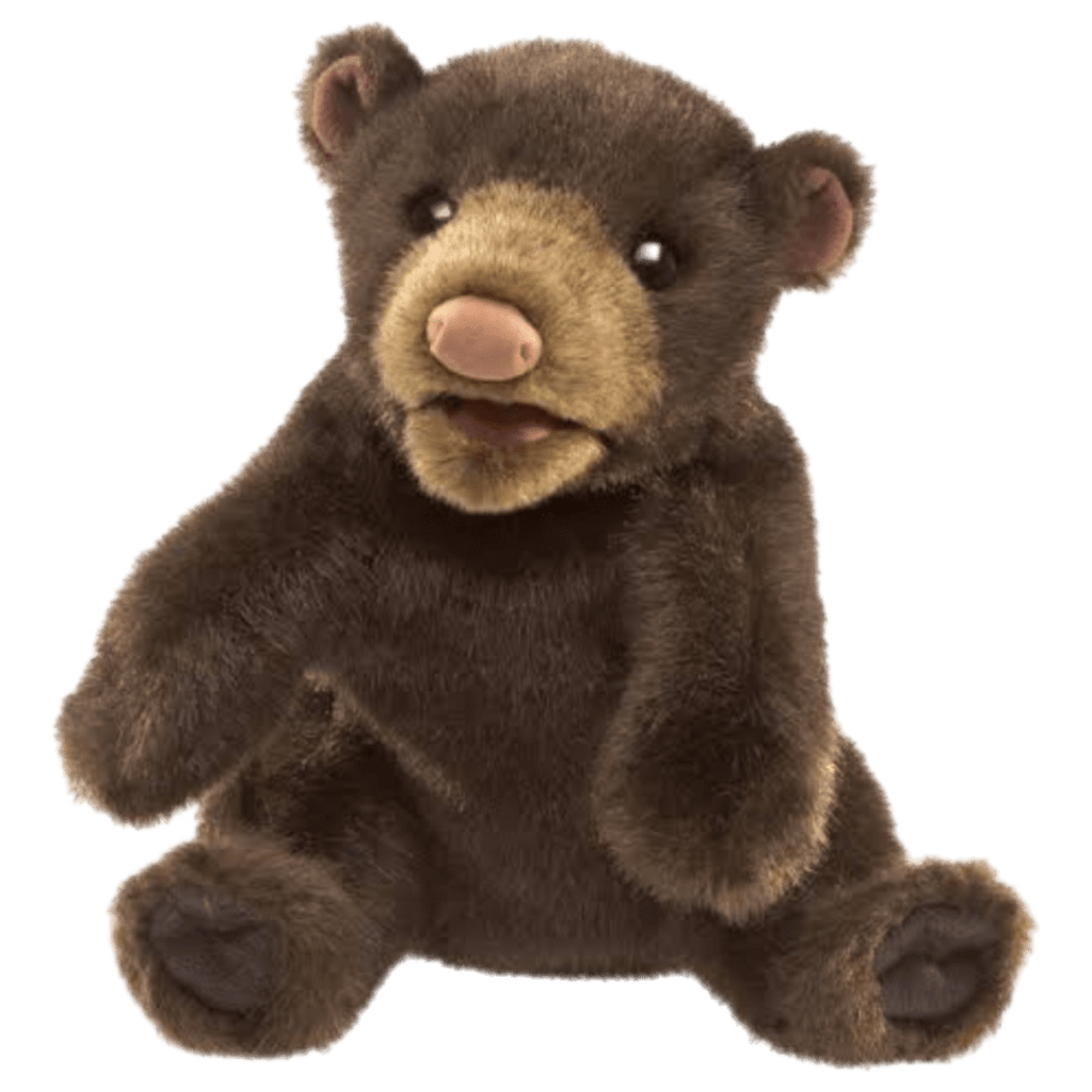 Folkmanis 3 Plus Hand Puppet - Small Black Bear