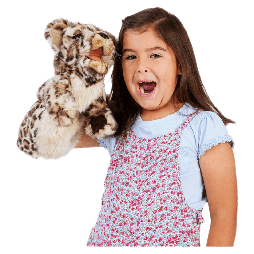 Folkmanis 3 Plus Stage Puppet - Leopard Cub