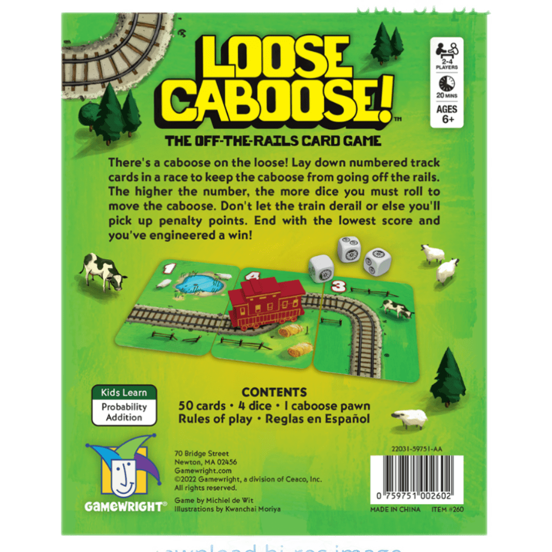 Gamewright 6 Plus Loose Caboose