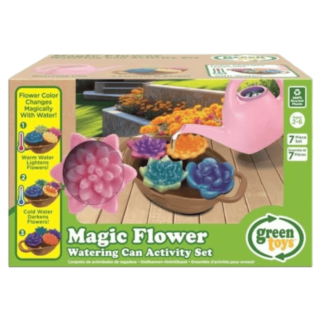 Green Toys 2 Plus Magic Flower Watering Can Activity Set