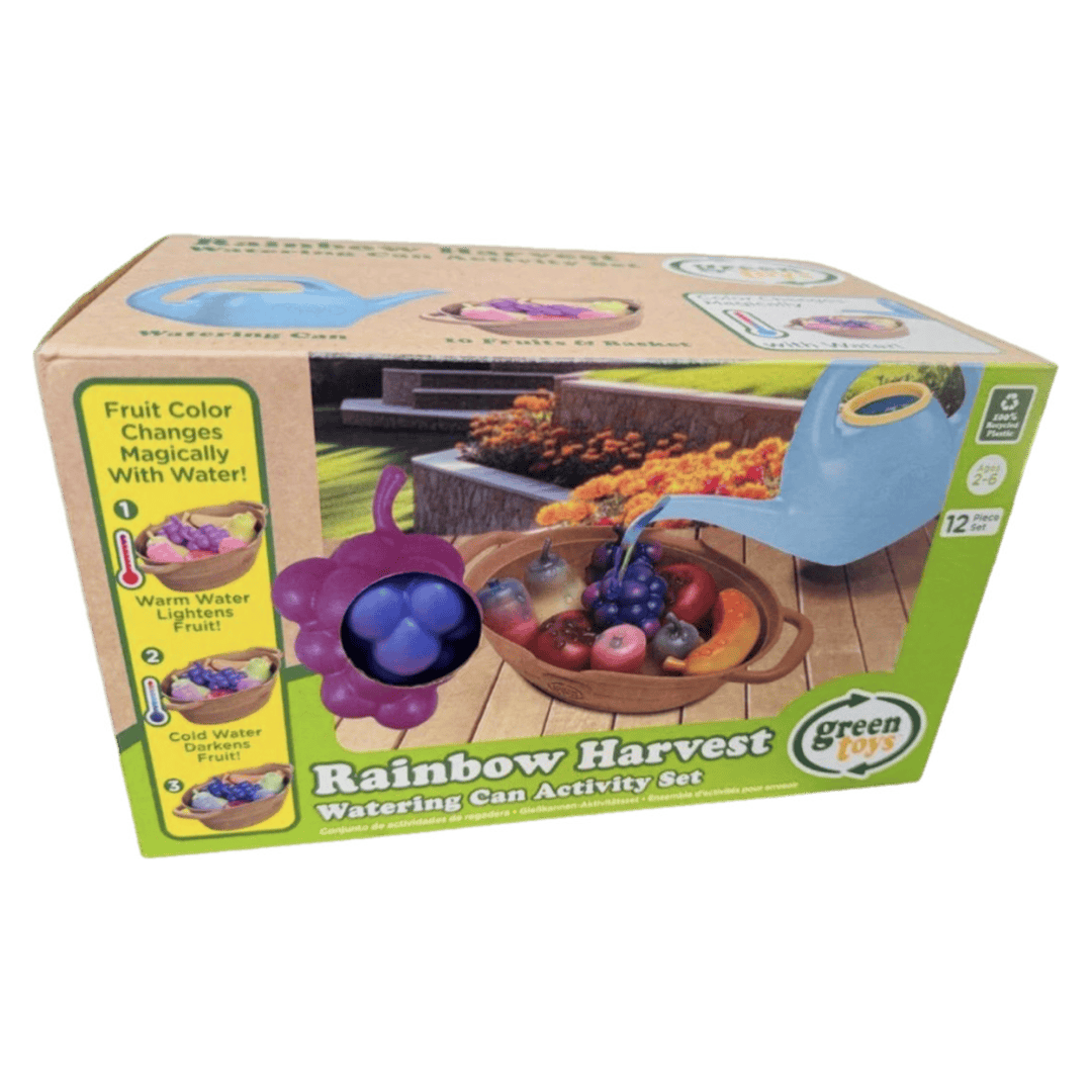 Green Toys 2 Plus Rainbow Harvest Watering Can Activity Set