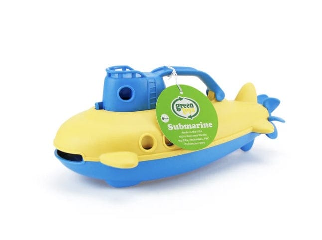 Green Toys 6 Months Plus Submarine with Blue Cabin