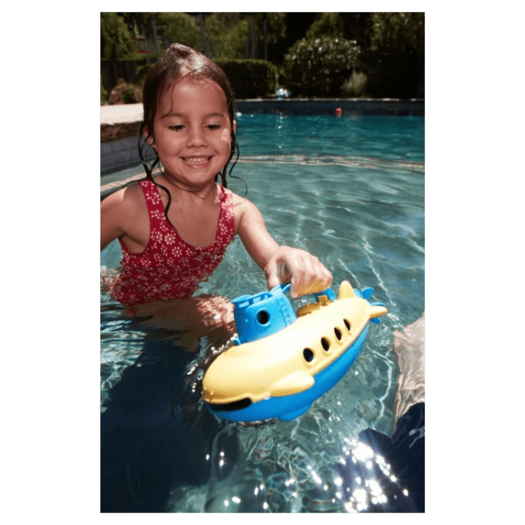 Green Toys 6 Months Plus Submarine with Blue Cabin