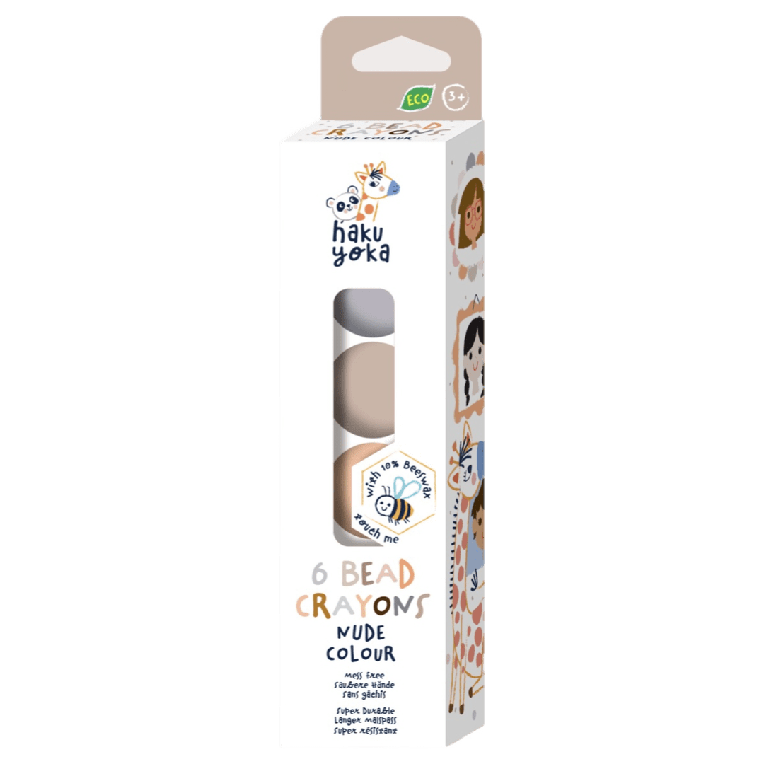 Haku Yoka 3 Plus 6 Bead Crayons - Nude Colour