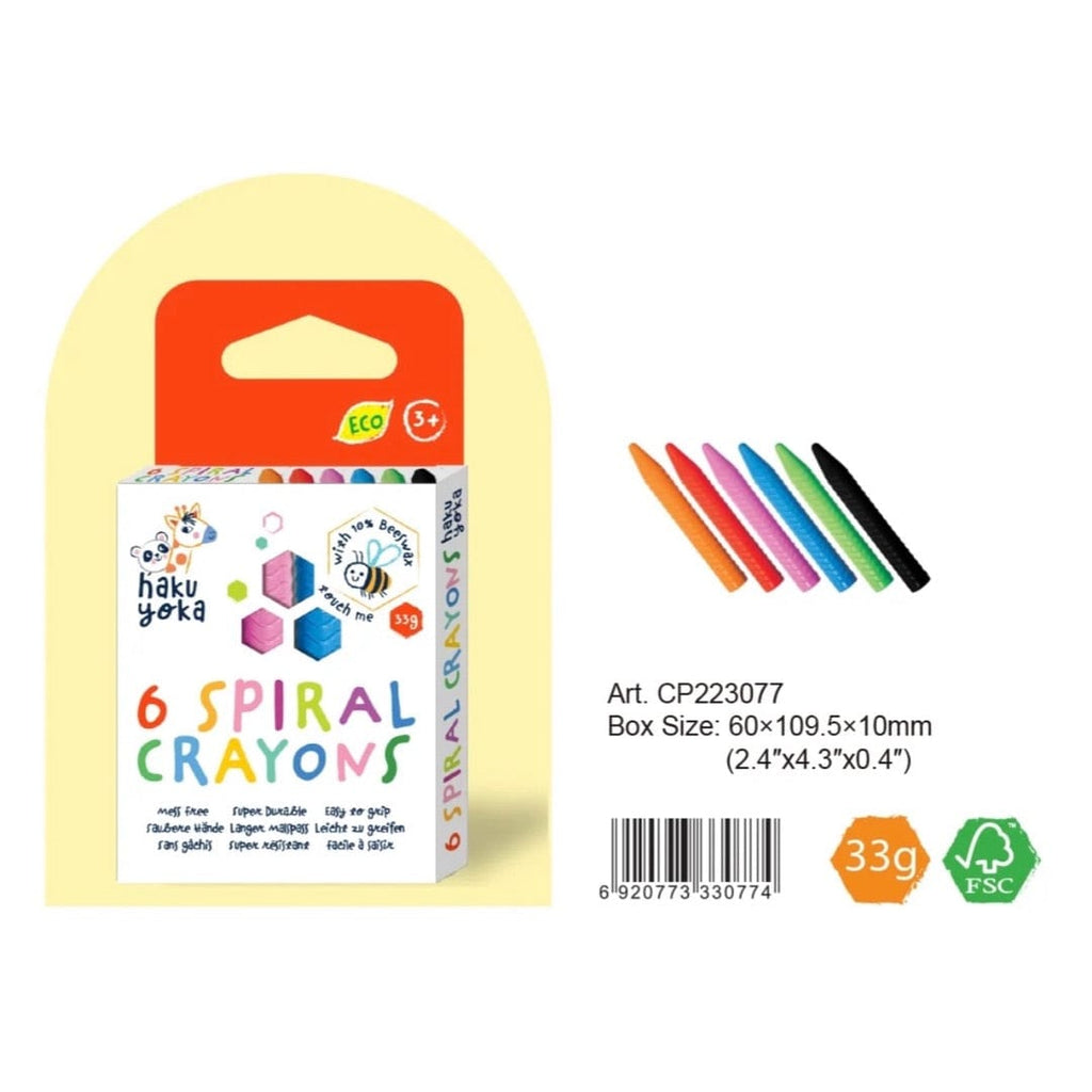 Haku Yoka 3 Plus 6 Spiral Crayons
