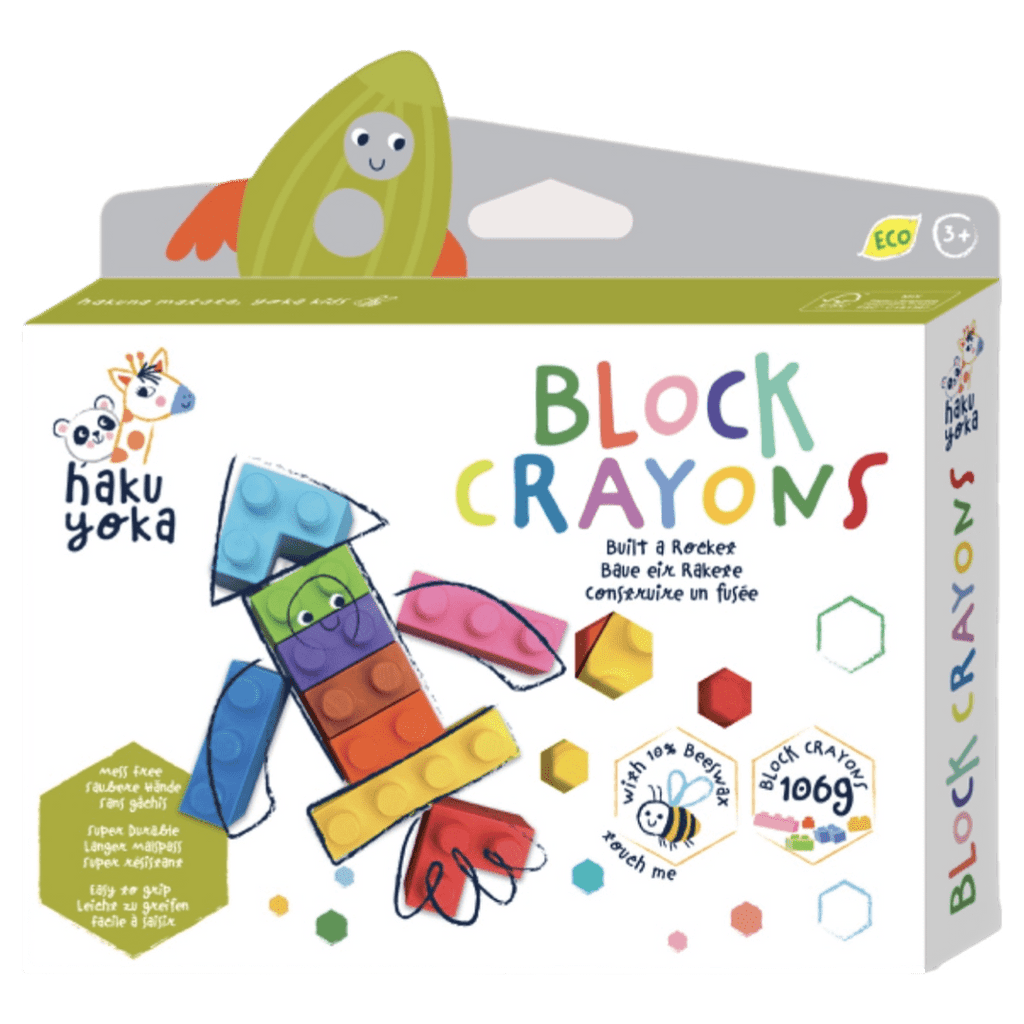 Haku Yoka 3 Plus Block Crayons - Rocket