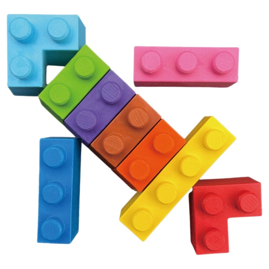 Haku Yoka 3 Plus Block Crayons - Rocket