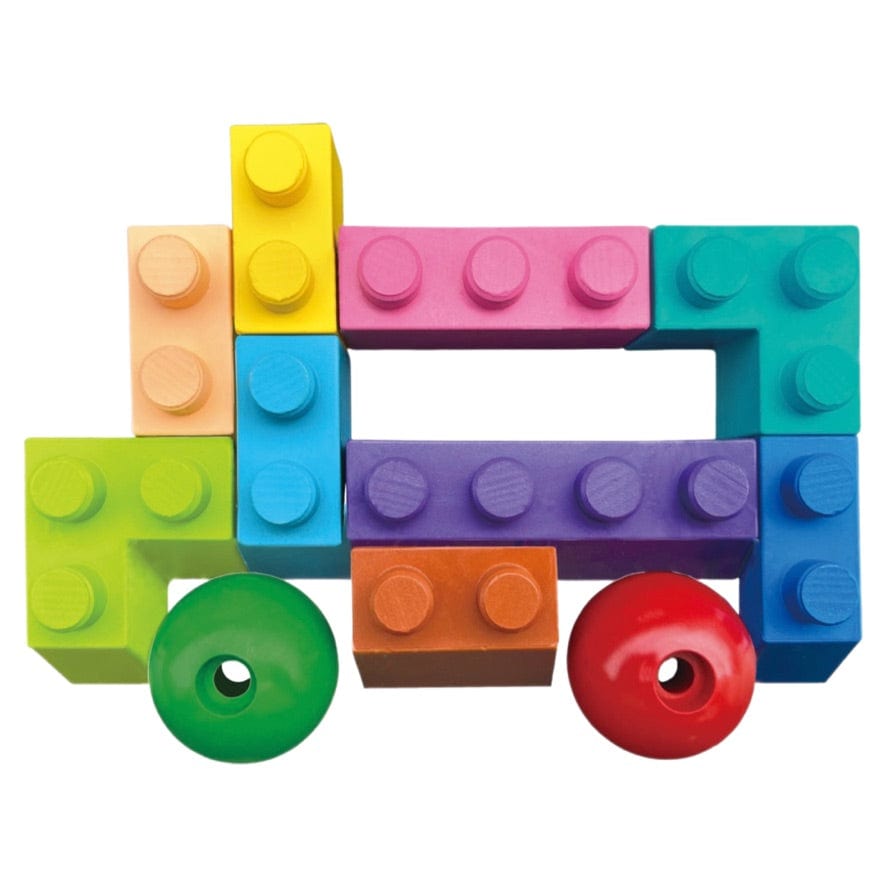Haku Yoka 3 Plus Block Crayons - School Bus