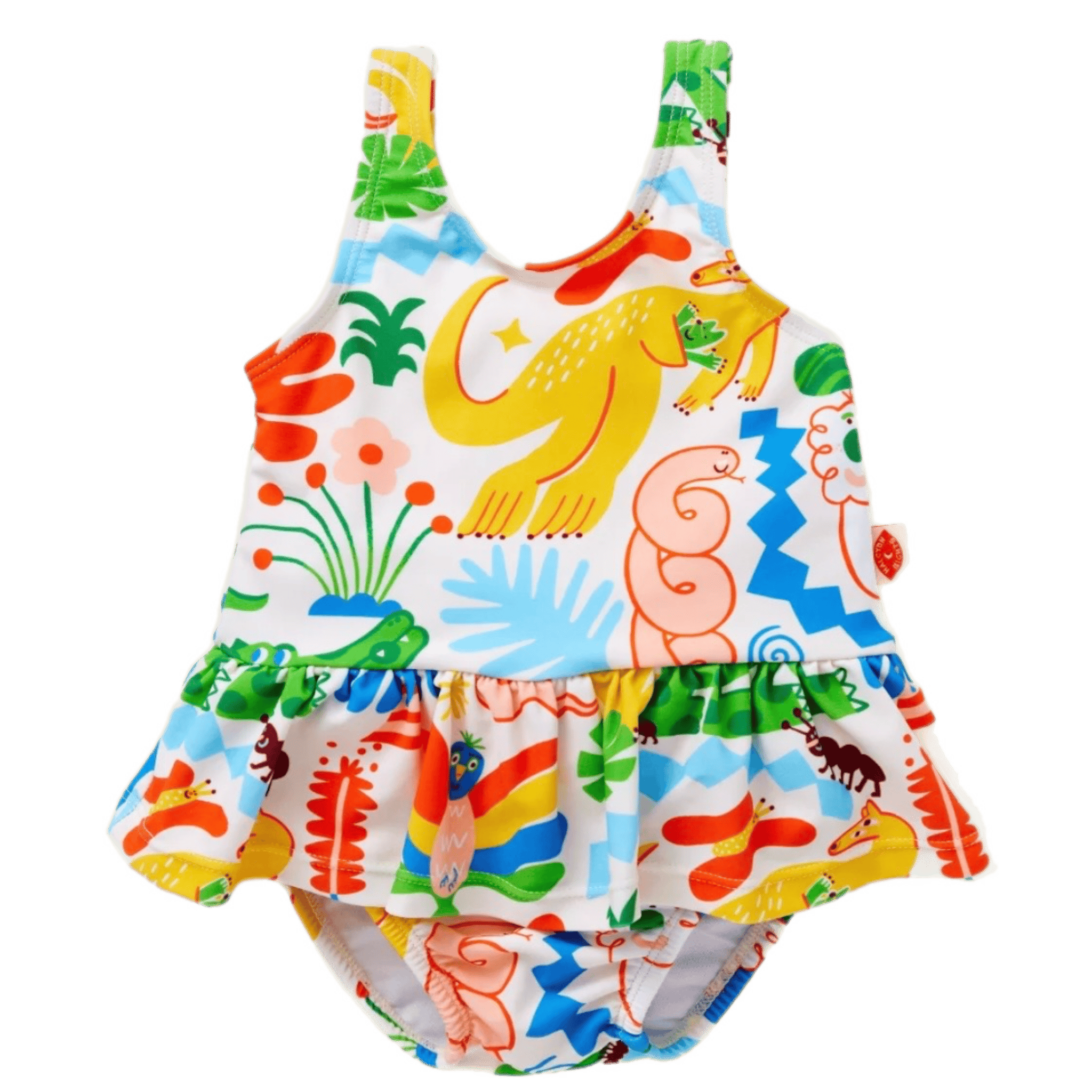 Halcyon Nights 0-3 Months to 2 Years 0-3M Frill Bather - Tropicool
