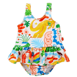 Halcyon Nights 0-3 Months to 2 Years 0-3M Frill Bather - Tropicool