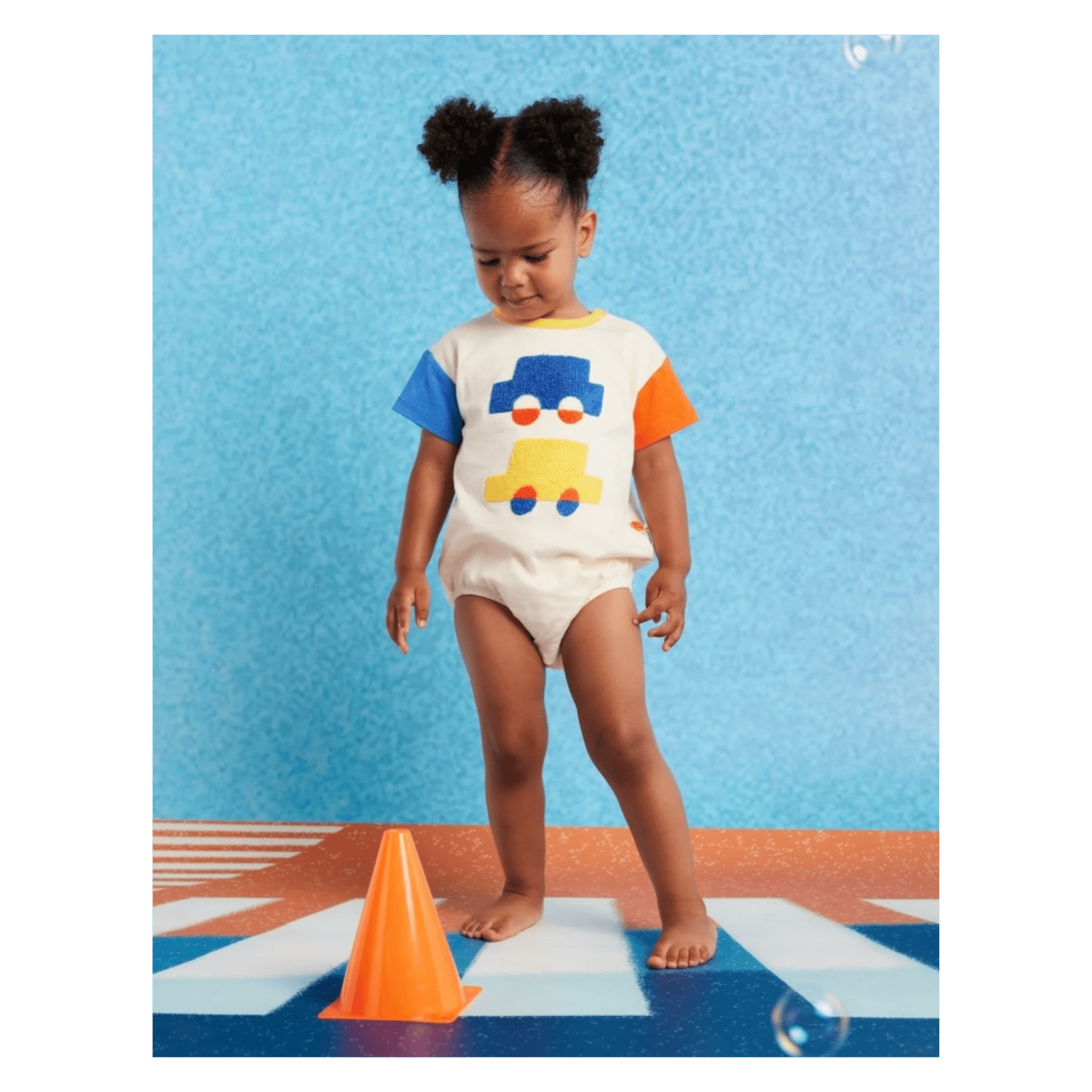 Halcyon Nights 0-3 Months to 2 Years Short Sleeve Bodysuit - Beep Beep