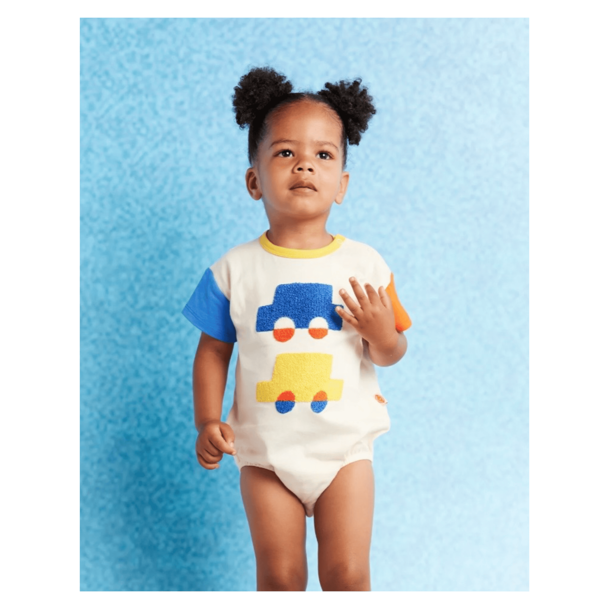 Halcyon Nights 0-3 Months to 2 Years Short Sleeve Bodysuit - Beep Beep
