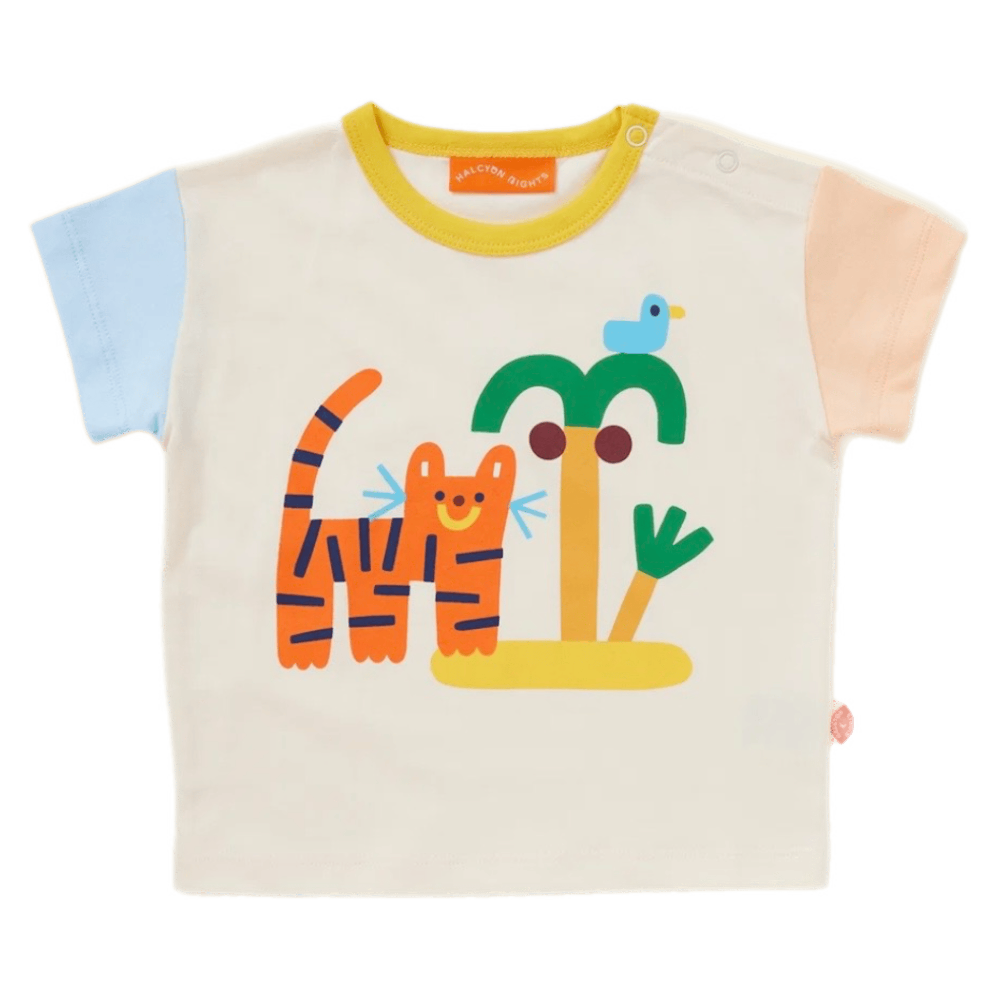 Halcyon Nights 0-3 Months to 6 Years 0-3M Short Sleeve Tee - Zoo Crew