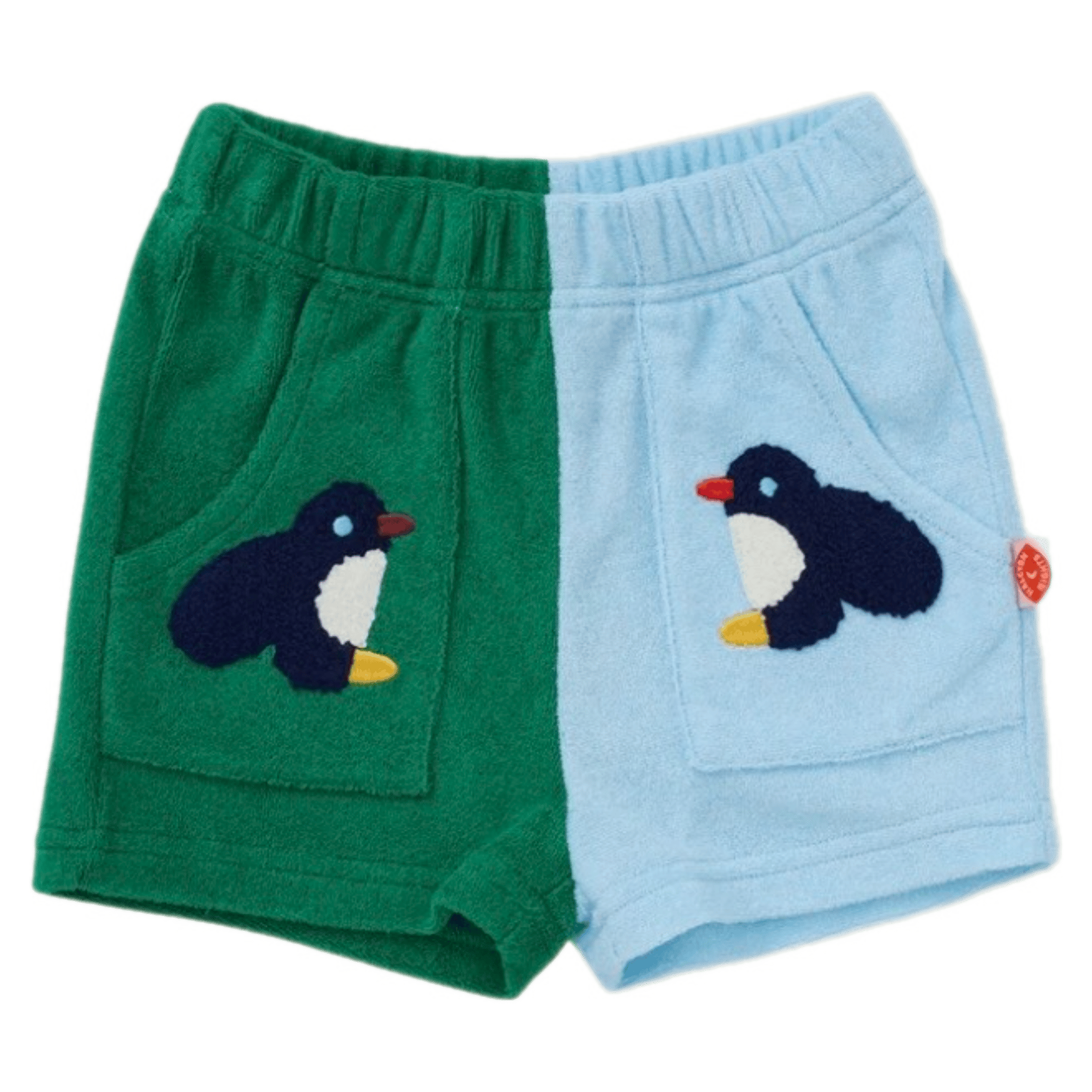 Halcyon Nights 0-3 Months to 6 Years 0-3M Terry Pocket Short - Zoo Crew