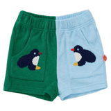 Halcyon Nights 0-3 Months to 6 Years 0-3M Terry Pocket Short - Zoo Crew