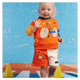 Halcyon Nights 0-3 Months to 6 Years Fleece Short - Beep Beep Scooter