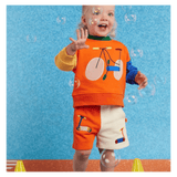 Halcyon Nights 0-3 Months to 6 Years Fleece Short - Beep Beep Scooter