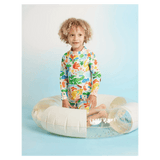 Halcyon Nights 0-3 Months to 6 Years Long Sleeve Rash Vest - Tropicool