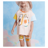 Halcyon Nights 0-3 Months to 6 Years Short Sleeve Tee - Flutterby