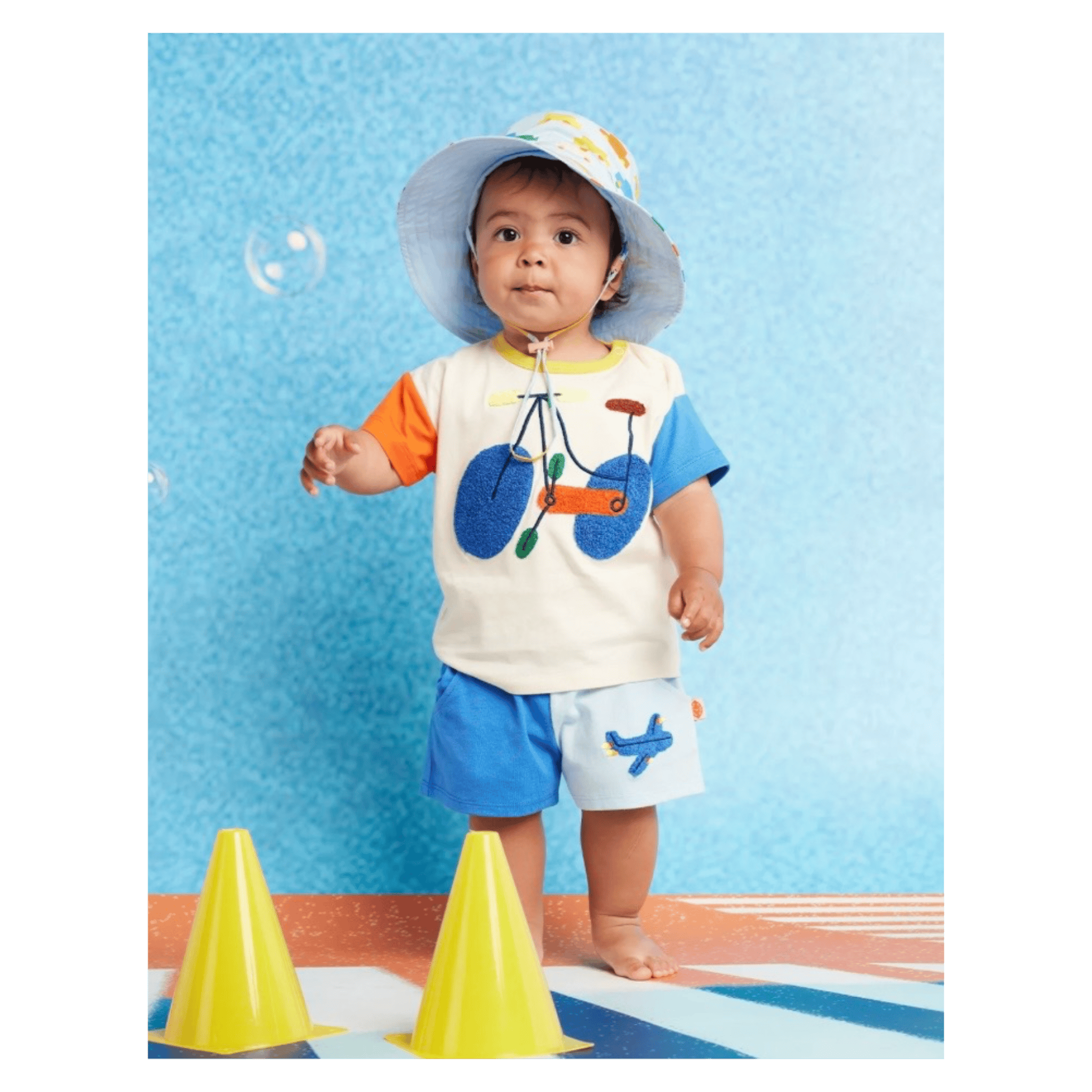 Halcyon Nights 0-3 Months to 6 Years Short Sleeve Tee - Pedal Pals