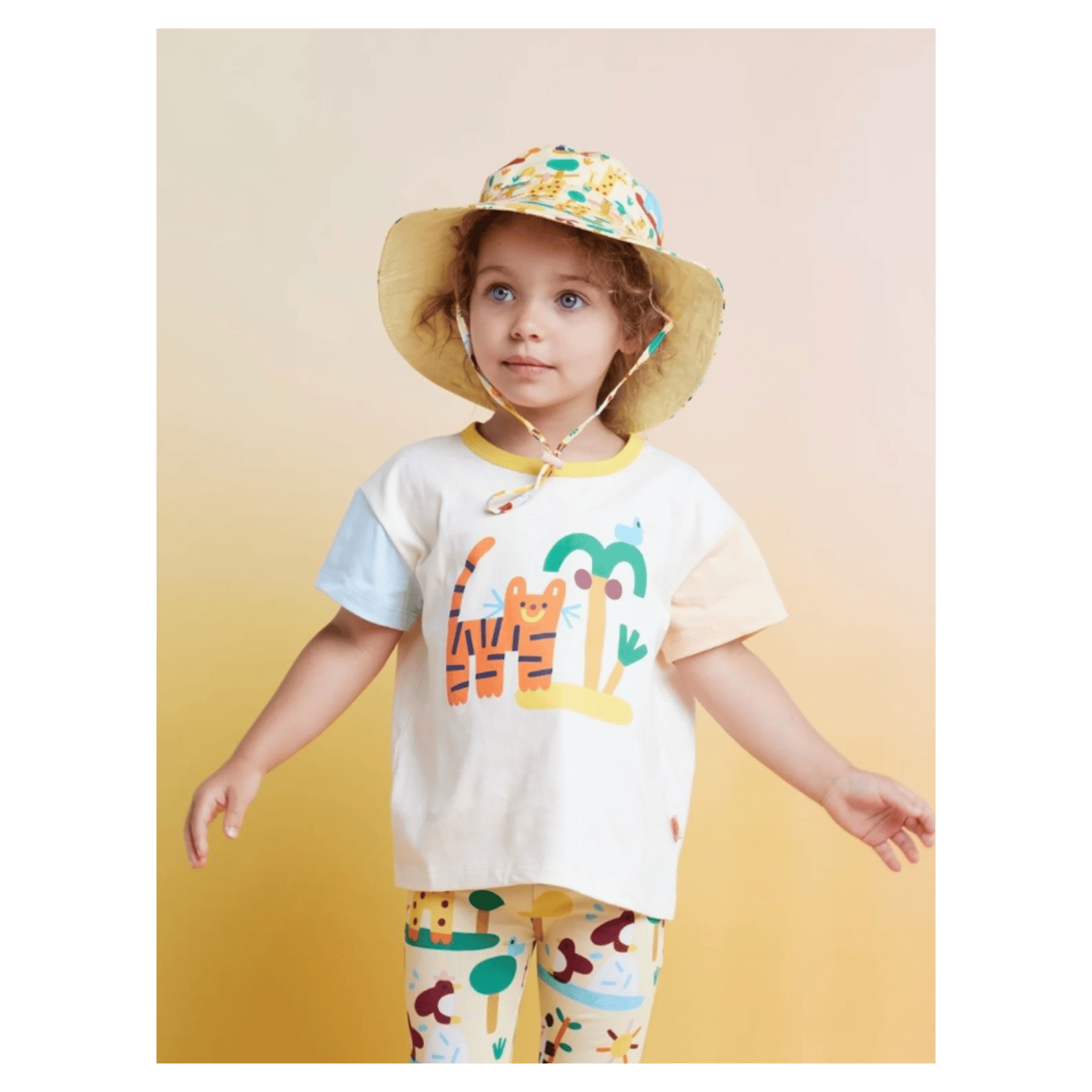 Halcyon Nights 0-3 Months to 6 Years Short Sleeve Tee - Zoo Crew