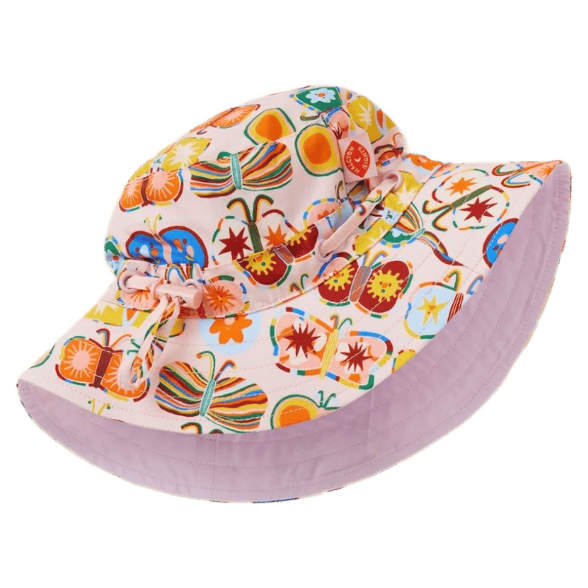 Halcyon Nights 0-8 Months to 2-5 Years 0-8M Sun Hat - Flutterby