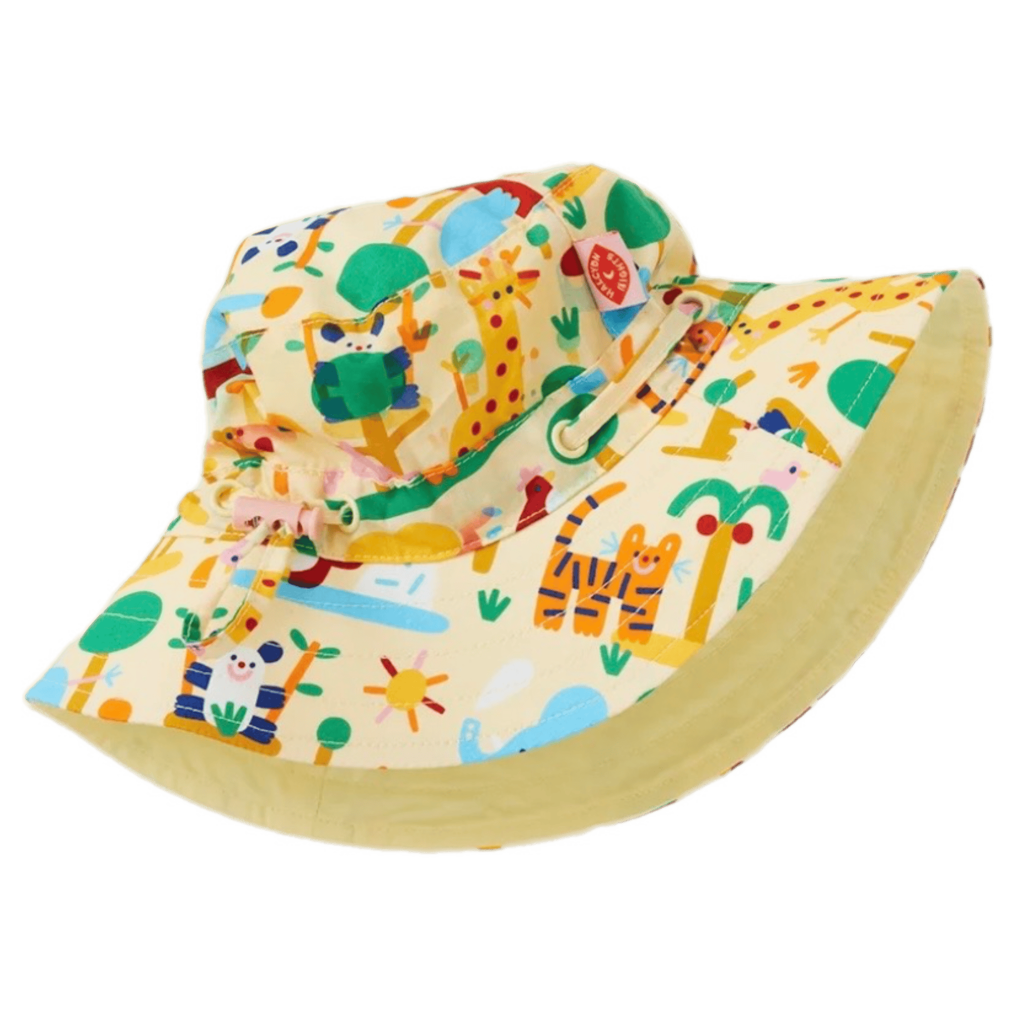 Halcyon Nights 0-8 Months to 2-5 Years 0-8M Sun Hat - Zoo Crew