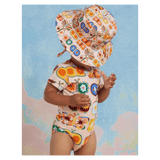 Halcyon Nights 0-8 Months to 2-5 Years Sun Hat - Flutterby