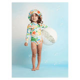 Halcyon Nights 0-8 Months to 2-5 Years Swim Bucket Hat - Tropicool