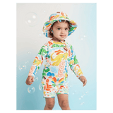 Halcyon Nights 0-8 Months to 2-5 Years Swim Bucket Hat - Tropicool