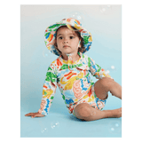 Halcyon Nights 0-8 Months to 2-5 Years Swim Bucket Hat - Tropicool