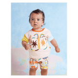 Halcyon Nights 1 Year to 6 Years Bike Short - Flutterby