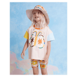Halcyon Nights 1 Year to 6 Years Bike Short - Flutterby