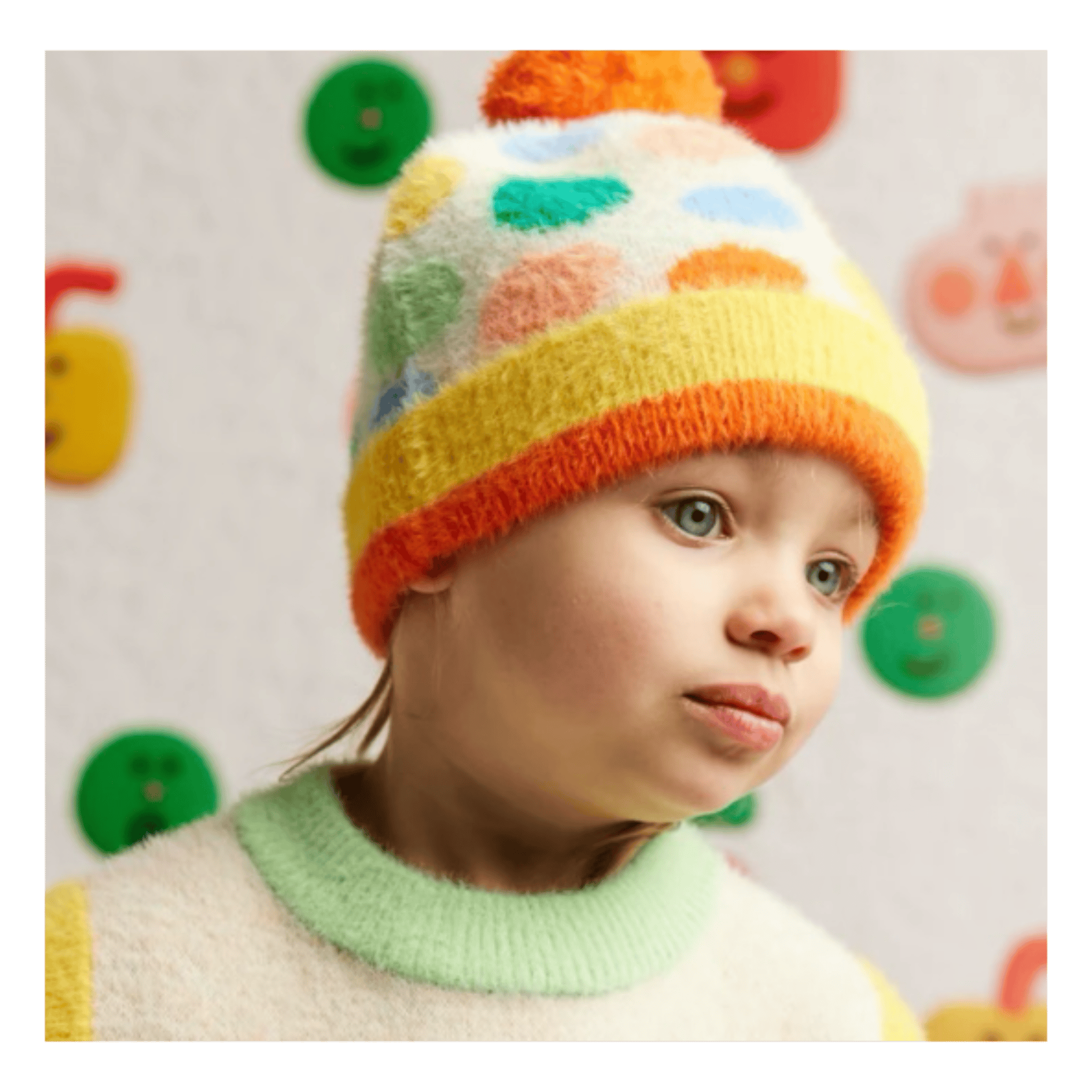 Halcyon Nights 3-6 Months to 3-5 Years Knit Beanie - Pocket Patch