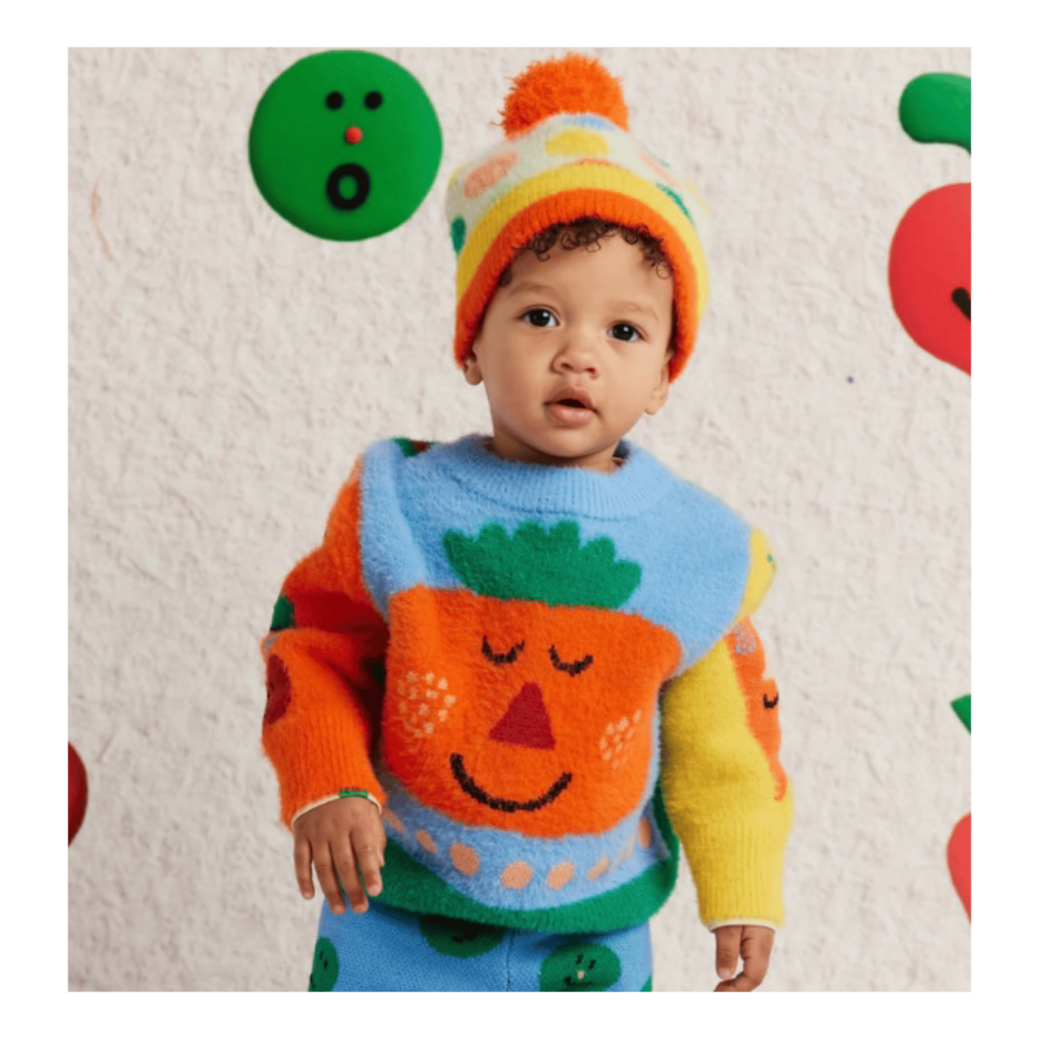 Halcyon Nights 3-6 Months to 3-5 Years Knit Beanie - Pocket Patch