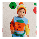 Halcyon Nights 3-6 Months to 3-5 Years Knit Beanie - Pocket Patch