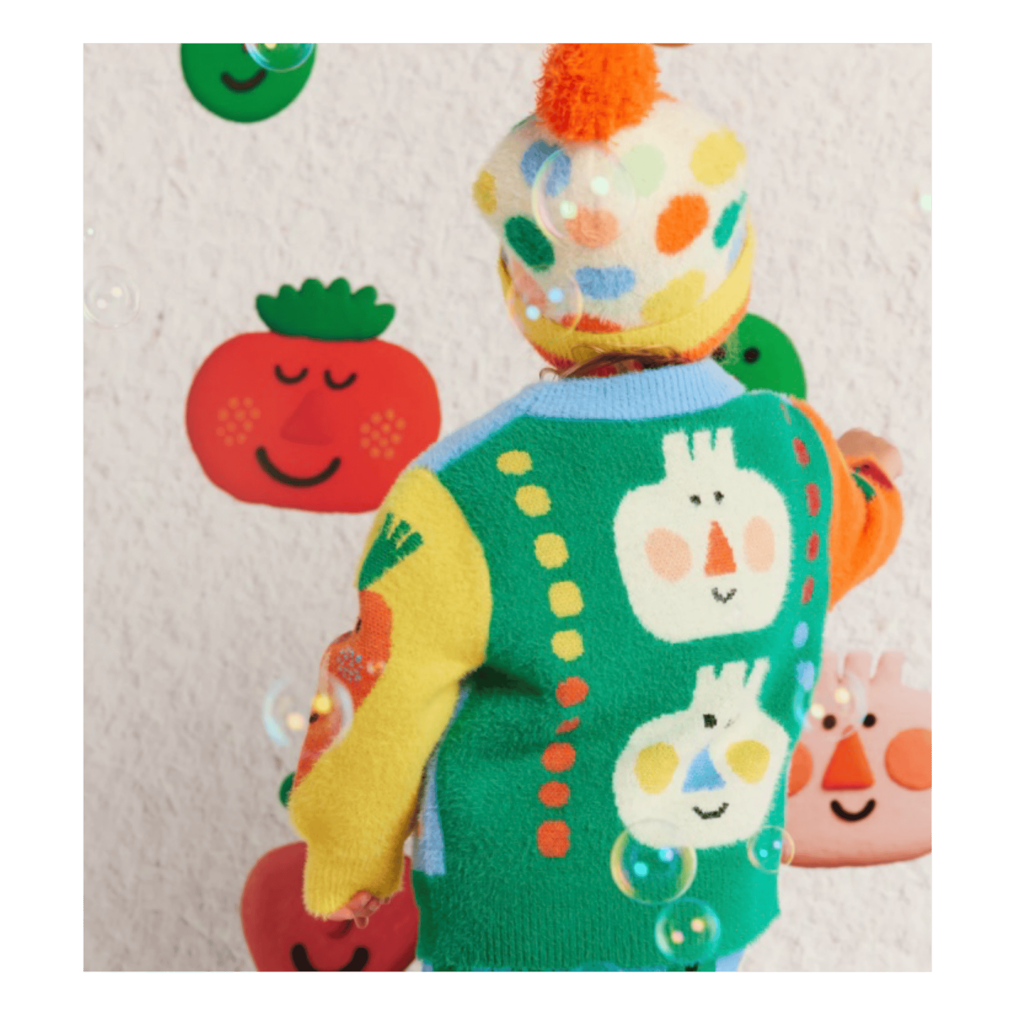 Halcyon Nights 3-6 Months to 3-5 Years Knit Beanie - Pocket Patch