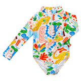 Halcyon Nights 3 Years to 6 Years 3Y Long Sleeve Zip Bather - Tropicool