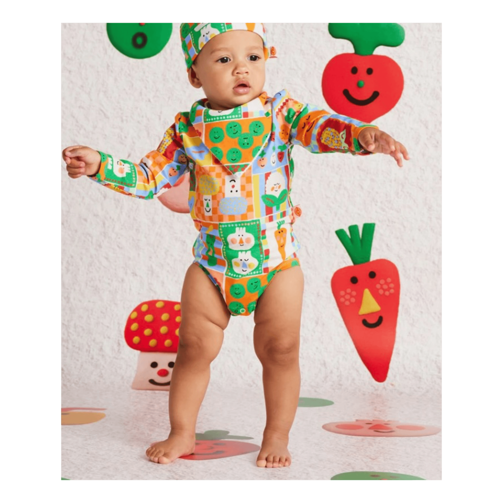 Halcyon Nights Newborn to 12-18 Months Long Sleeve Bodysuit - Pocket Patch