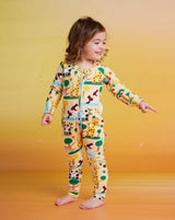 Halcyon Nights Newborn to 12-18 Months Long Sleeve Romper - Zoo Crew