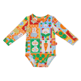 Halcyon Nights Newborn to 12-18 Months NB Long Sleeve Bodysuit - Pocket Patch