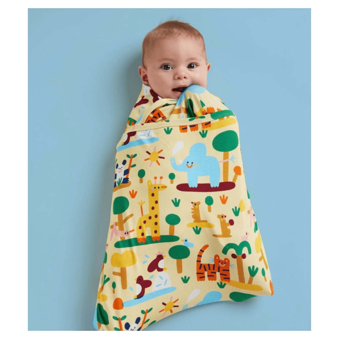 Halcyon Nights One Size Baby Wrap - Zoo Crew