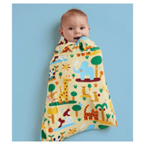 Halcyon Nights One Size Baby Wrap - Zoo Crew